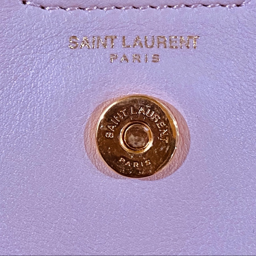 🛑SOLD🛑 💖💖💖Authentic YSL Pink Calfskin Toy Cabas Bag - Picture 14 of 16